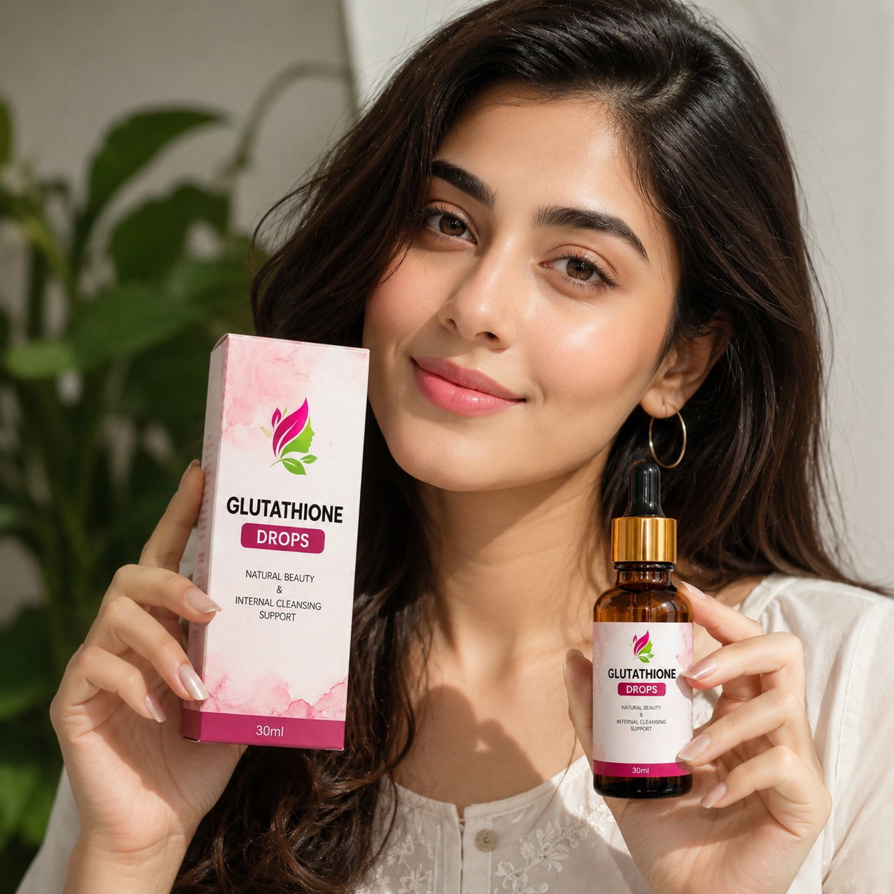 Glutathione Herbal Drops For Skin Care